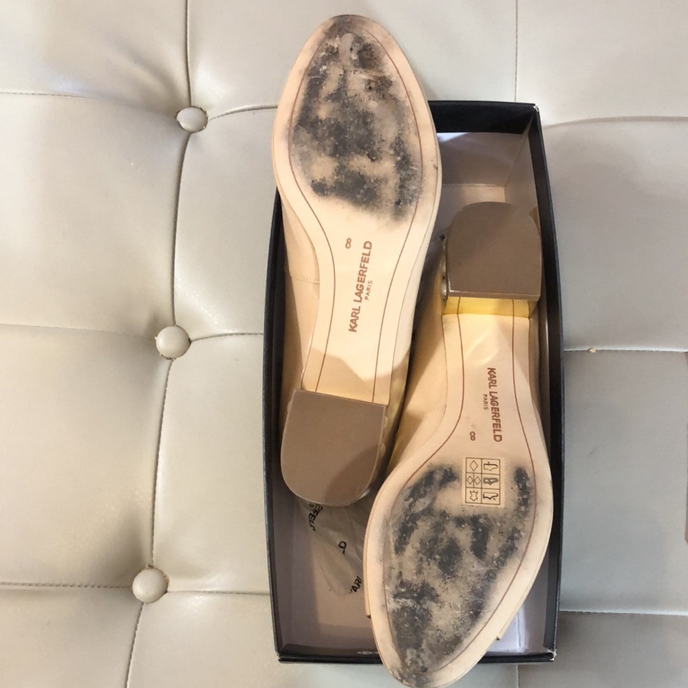 KL Nude leather/pearls shoes - Picture 11 of 11